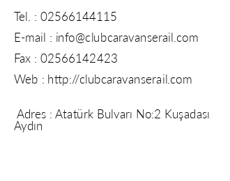 Club Caravanserail iletiim bilgileri